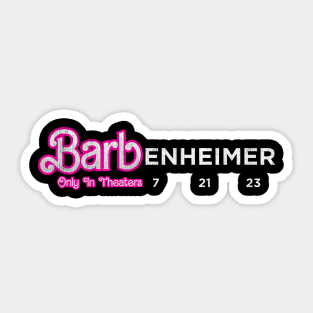 BARBENHEIMER Vintage Sticker